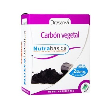 CARBON VEGETAL 60 CAPS NUTRIBASICS DRASANVI