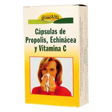 Cápsulas  propolis vitamina  c y echinacea 75caps