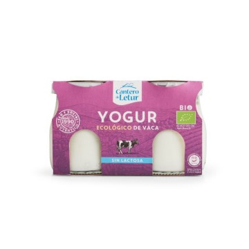 Refrig yogur de vaca BIO sin lactosa 2x125g