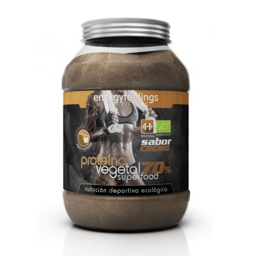 Proteina vegetal orgánica 70% cacao 1500gr