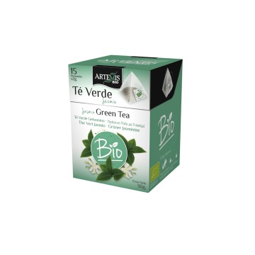 Pirámide infusión té verde jazmin ECO 30g