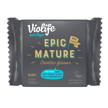 Refrig queso violife bloque epic mature cheddar 200 g