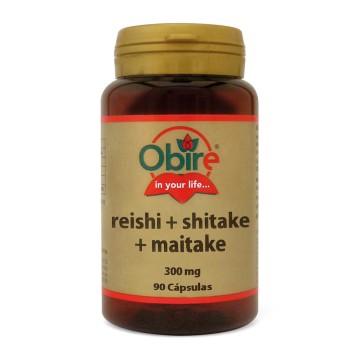 Reishi shitake maitake 300 mg 90 caps