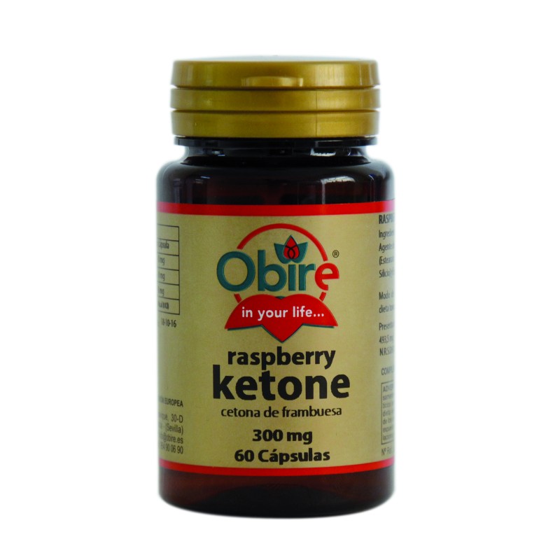 Ketonas (frambuesa) 300mg 60caps Ketonas (frambuesa) 300mg 60caps