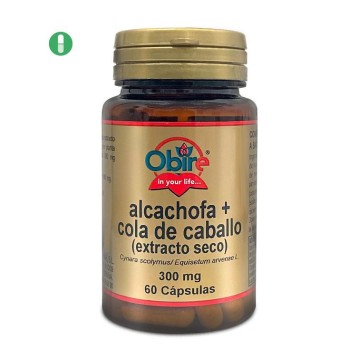 Ob alcachofa y cola de caballo (extracto seco) 300 mg. 60 caps