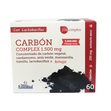 Ne carbon complex 1500mg  60 cap