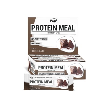 Barrita chocolate protein meal 35gr sin azucar añadido x 12 uds