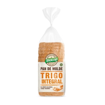 Pan molde blando trigo integral Biocop 400gr