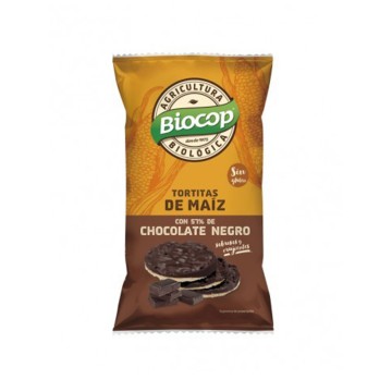 Tortitas maiz chocolate negro biocop 95g