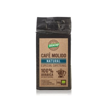 Cafe molido 100% arabica biocop 250 g