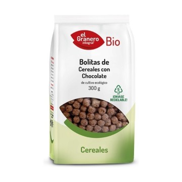 Bolitas de cereales con chocolate BIO 300 g
