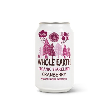 Refresco de arándanos bio, 330 ml - Whole Earth