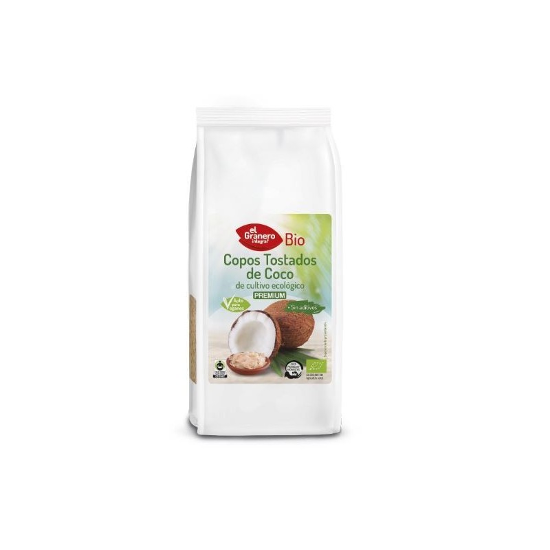 Copos tostados de coco BIO 300 g Copos tostados de coco BIO 300 g