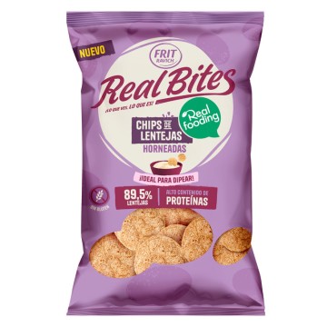 Chips lenteja sal Realfooding 80 g