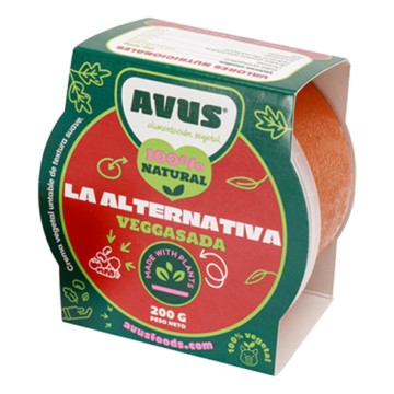 Refrig Veggasada estilo sobrasada vegana Avus 200 gr